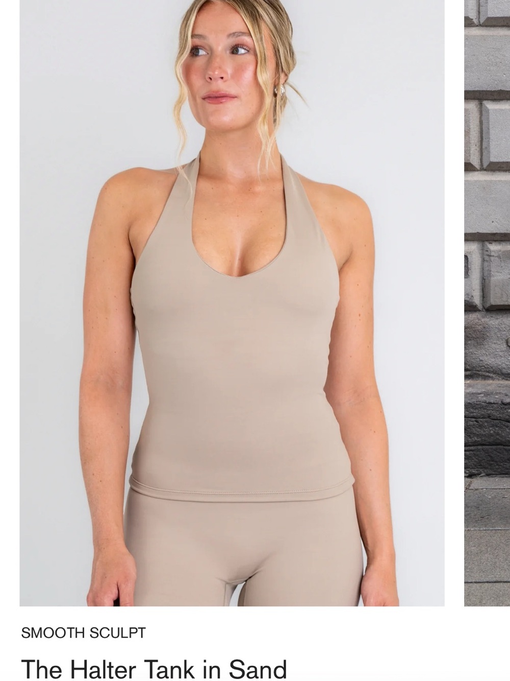 Halter Tank in Sand